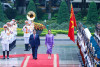 Sinh viên Khoa Đông phương học vinh dự tham gia lễ đón tiếp Thủ tướng Thái Lan Paetongtarn Shinawatra