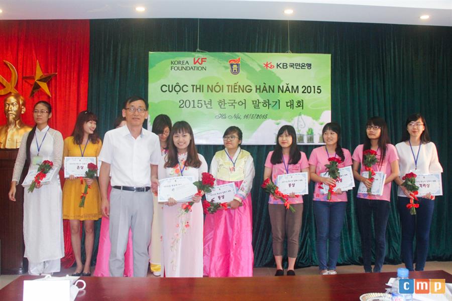 Khoa Đông phương học chuẩn bị cho cuộc thi nói tiếng Hàn - tiếng Việt toàn quốc lần thứ VIII