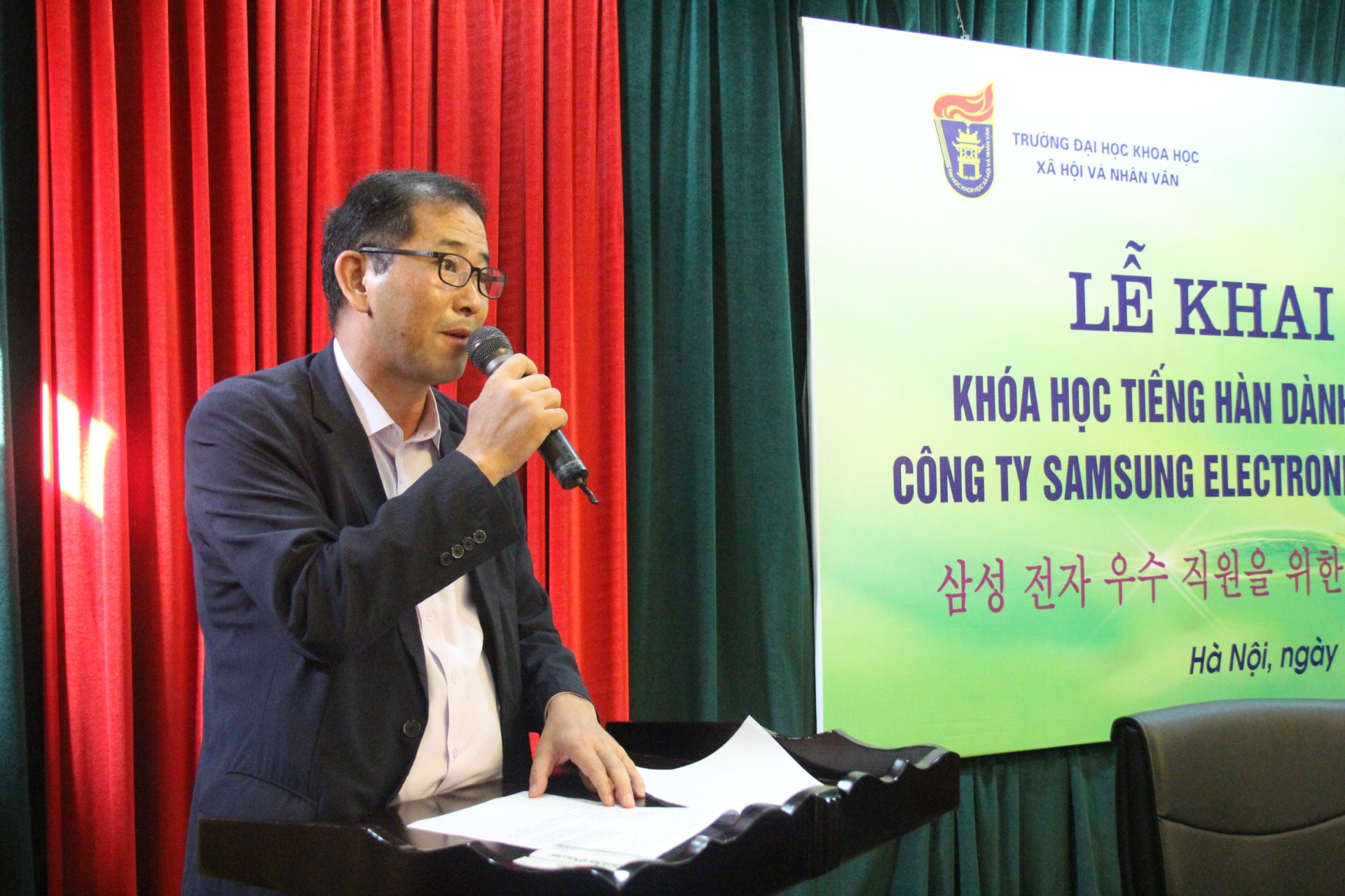 Khai giảng Khóa học tiếng Hàn lần thứ 3 dành cho nhân viên Công ty Samsung Electronics